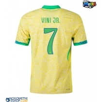 Moški Nogometni dresi Brazilija Vinicius Junior #7 Domači Copa America 2024 Kratek Rokav